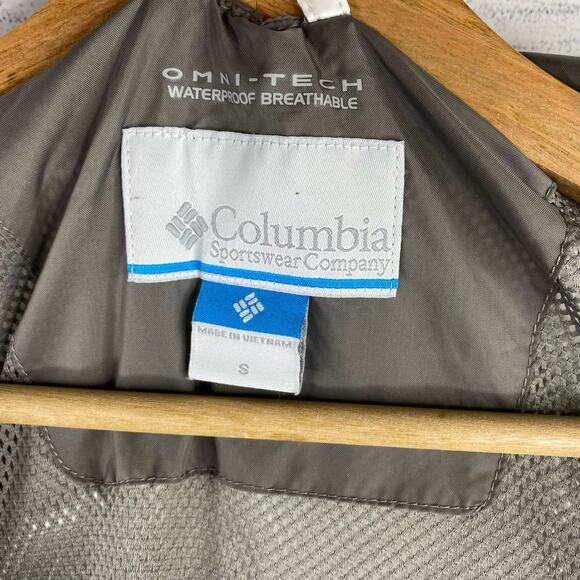 Columbia Womens Arcadia II Lightweight Hooded Packable Rain Jacket size Small - Picture 8 of 12
